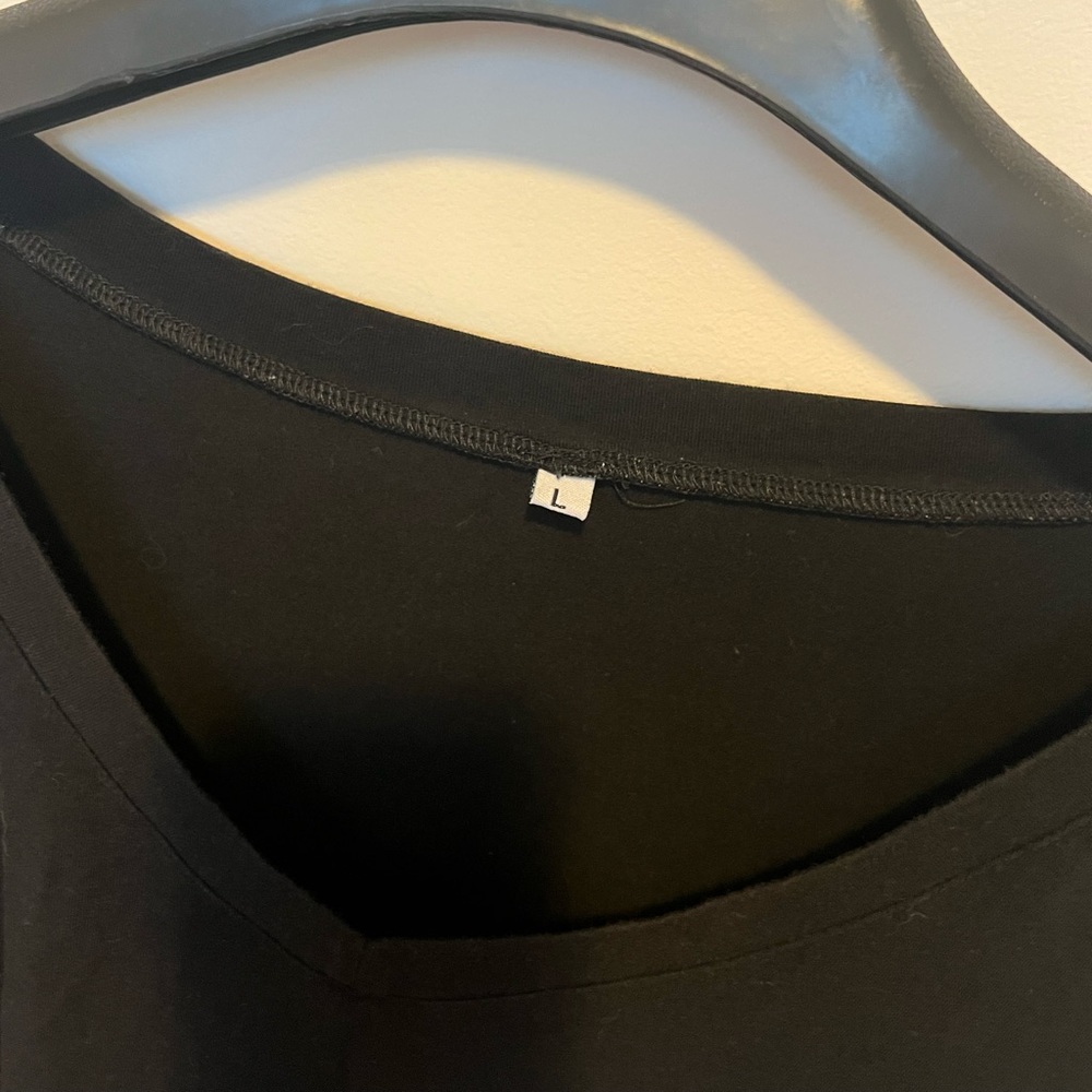 Relaxed Fit Black Short Sleeve Tee Size L - Picture 2 of 3